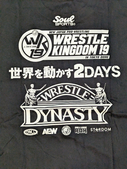 WRESTLE KINGDOM 19＆WRESTLE DYNASTY 大会記念Tシャツ