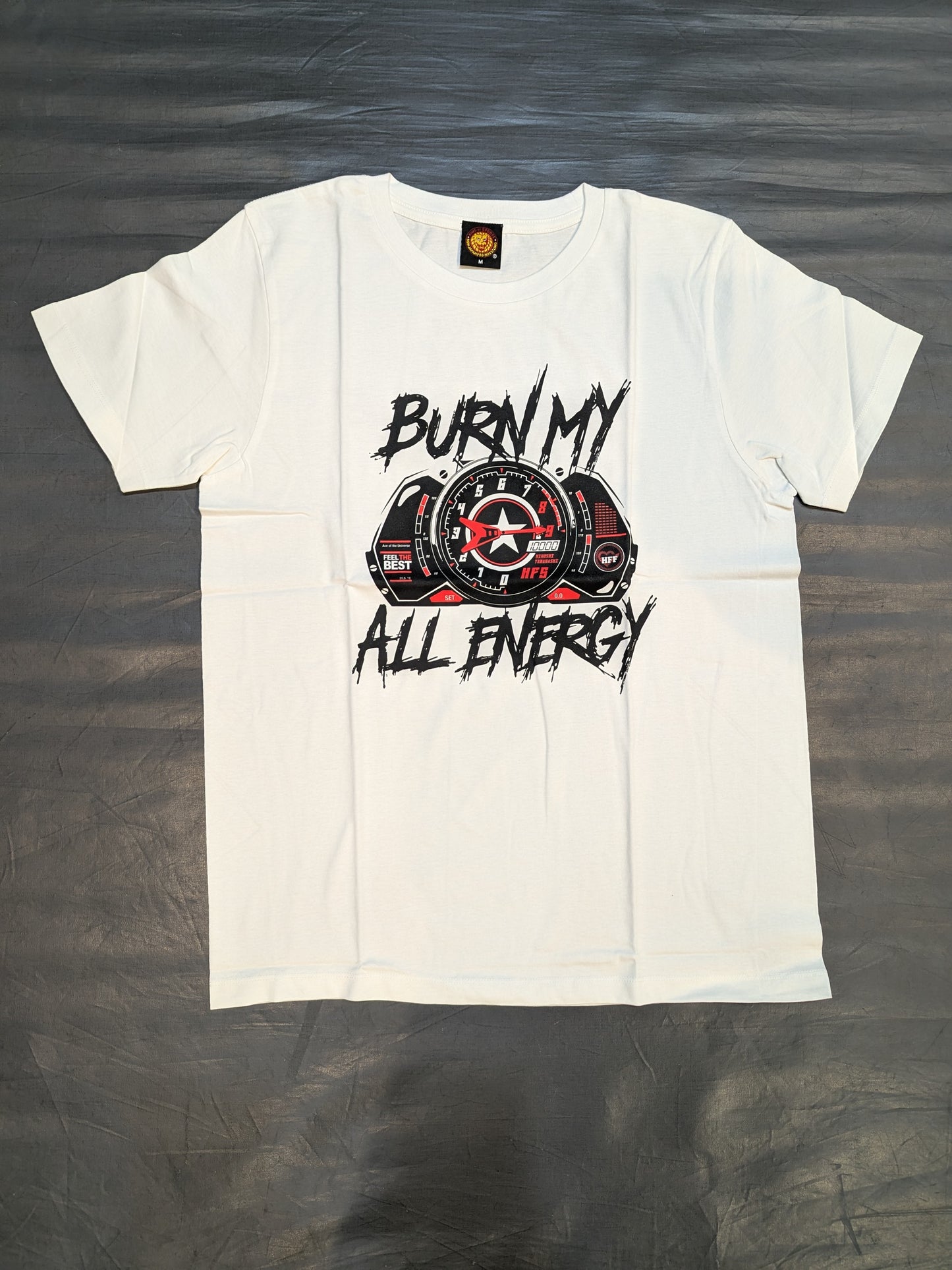 Hiroshi Tanahashi "BURN MY ALL ENERGY" T-shirt