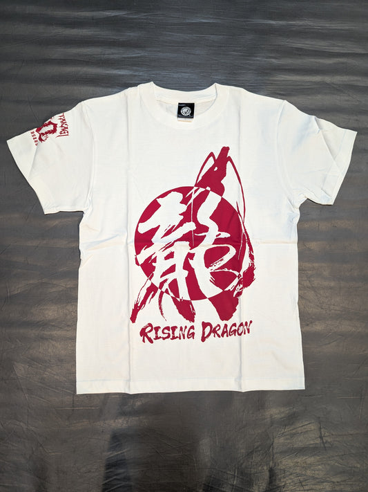 鷹木信悟「20th RISING DRAGON」Tシャツ(ホワイト）
