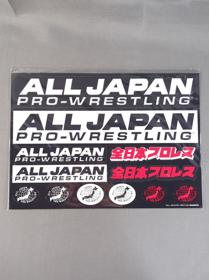 全日本プロレス ステッカーシート