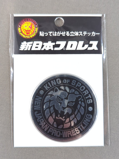 新日本プロレス ライオンマーク 再剥離ステッカー