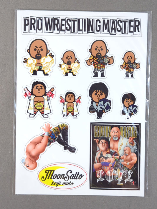Muto Keiji Illustration Sticker Sheet