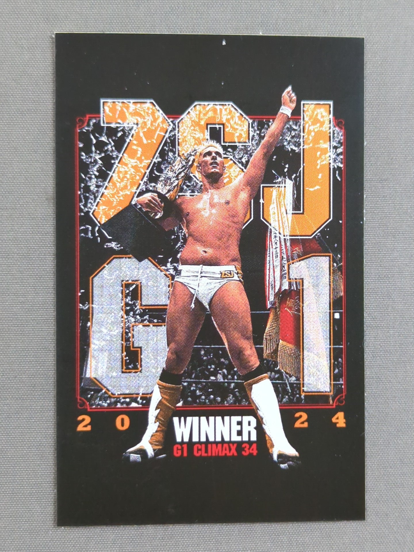 ★ Zack Sabre Jr . G1 CLIMAX 34 Victory Commemorative ★ Sticker (2)