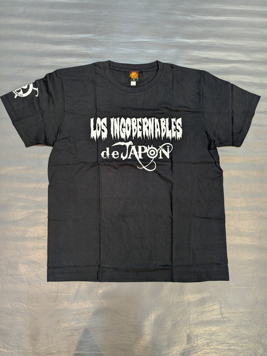 ロス・インゴベルナブレス・デ・ハポン Tシャツ(ブラック×ホワイト)