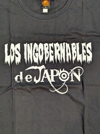 ロス・インゴベルナブレス・デ・ハポン Tシャツ(ブラック×ホワイト)