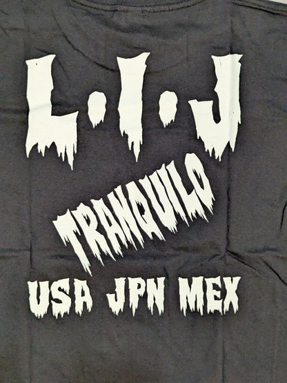 ロス・インゴベルナブレス・デ・ハポン Tシャツ(ブラック×ホワイト)