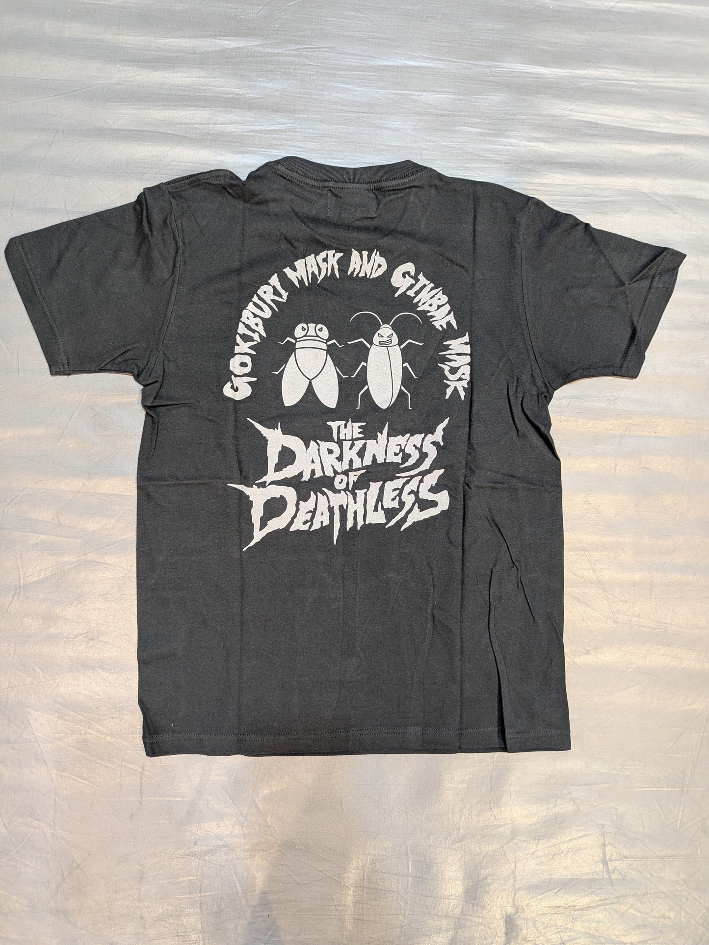棚橋弘至「パパはわるものチャンピオン」Tシャツ(ギンバエマスク)