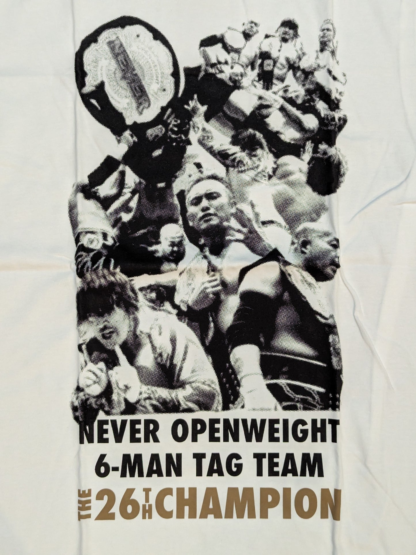Kazuchika Okada &Hiroshi Tanahashi & Tomohiro Ishii "NEVER Indiscriminate 6-Man Tag Team Champion" T-shirt