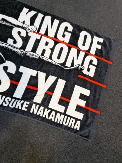 中邑真輔「KING OF STRONG STYLE」バスタオル