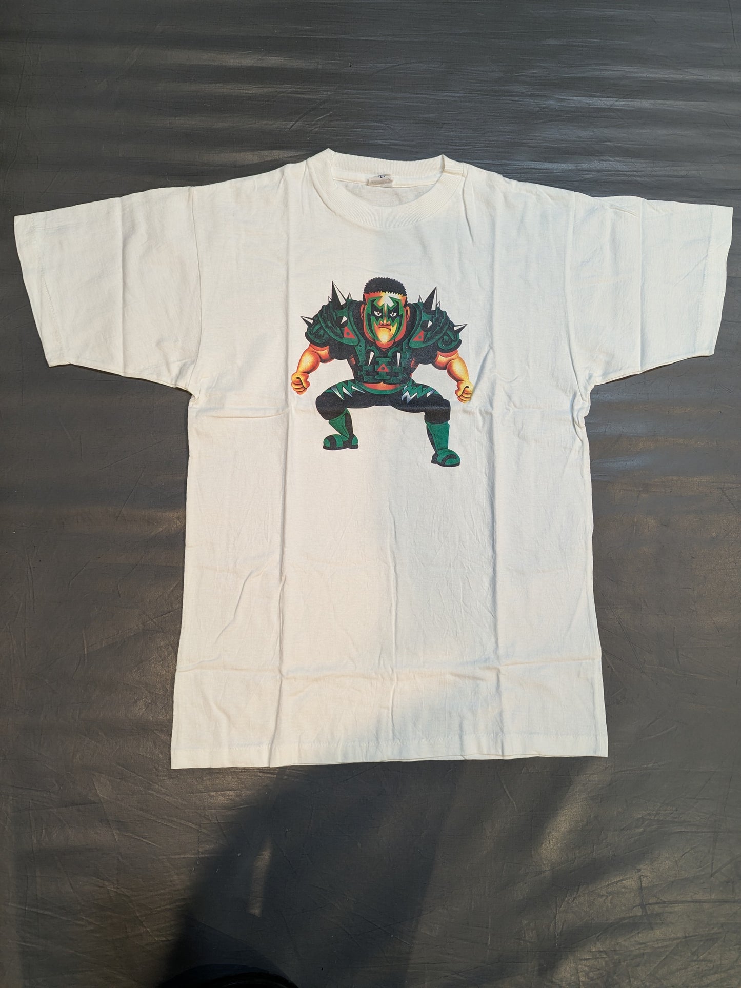 【直筆サイン入り】パワー・ウォリアー 坂井永年氏イラストTシャツ