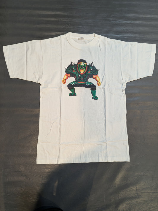 【hand signed autograph】 Power Warrior Nagatoshi Sakai Mr. Illustration T-shirt
