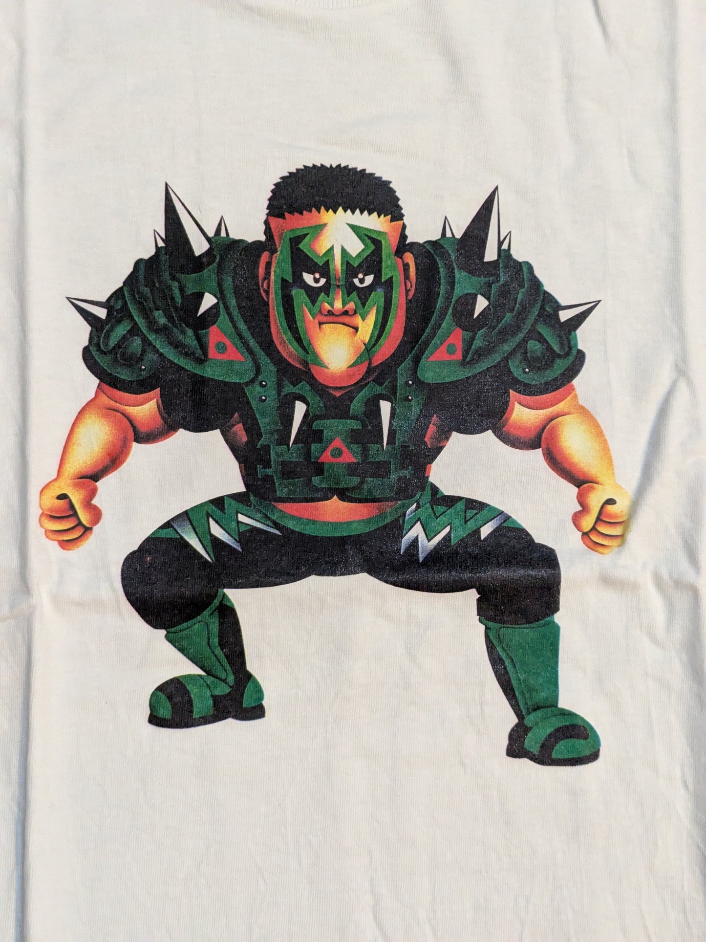 【直筆サイン入り】パワー・ウォリアー 坂井永年氏イラストTシャツ