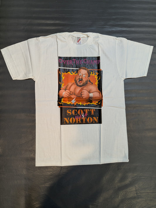 Scott Norton "OVER THE CHAMPION" Nagatoshi Sakai Illustration T-shirt