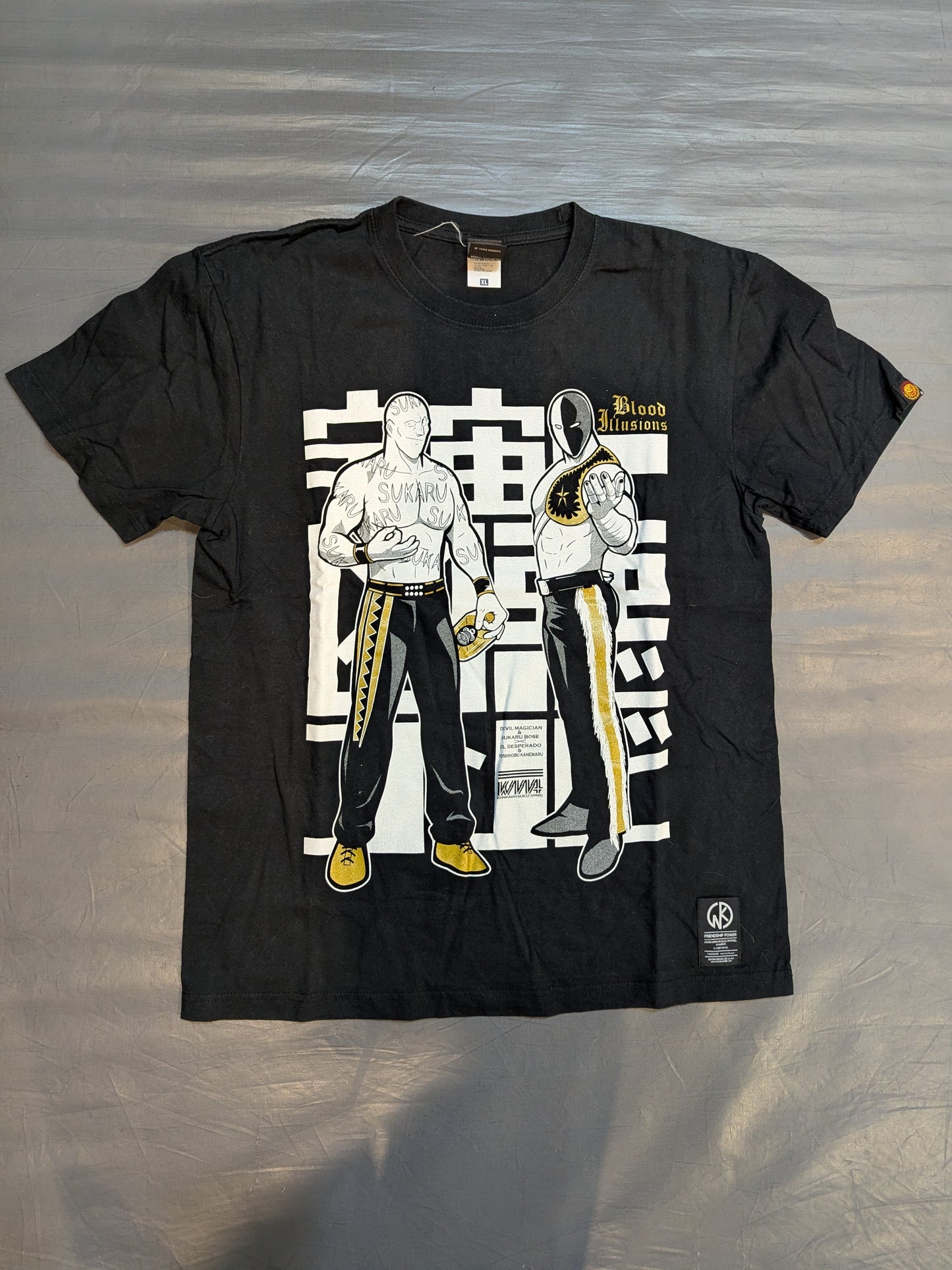 Yoshinobu Kanemaru  & El Desperado × The Most Villainous Duo in the Universe T-Shirt (Black)