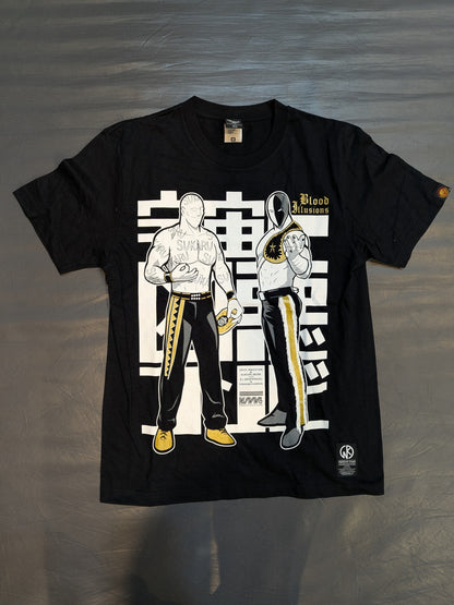 Yoshinobu Kanemaru  & El Desperado × The Most Villainous Duo in the Universe T-Shirt (Black)