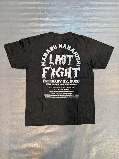 【直筆サイン入り】中西学「YAJIN LAST FIGHT」Tシャツ
