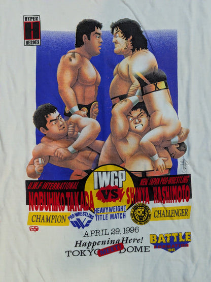 BATTLE FORMATION 96 橋本真也vs高田延彦 坂井永年氏イラストTシャツ