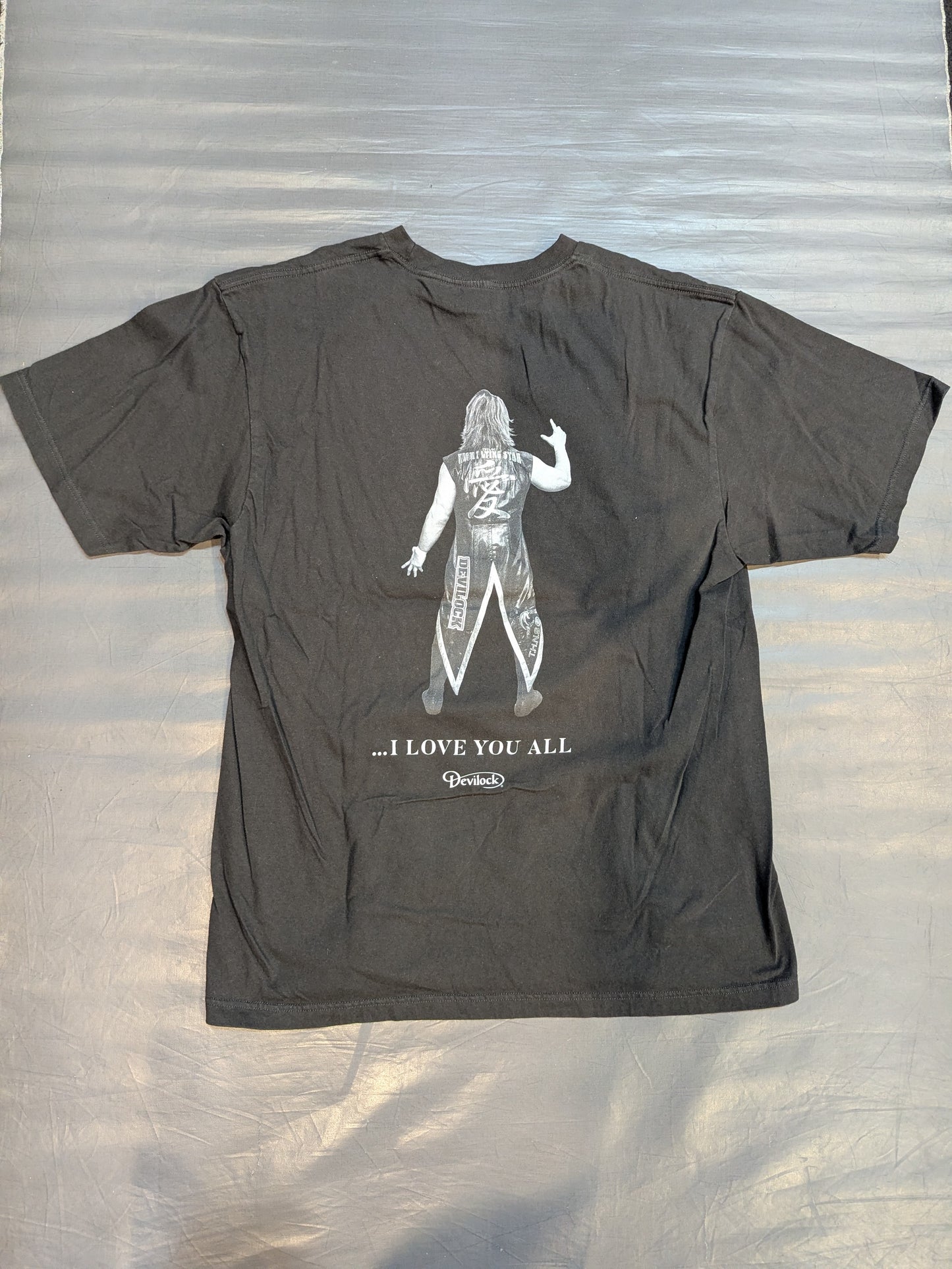 Hiroshi Tanahashi × Devilock 'I LOVE YOU ALL' T-shirt