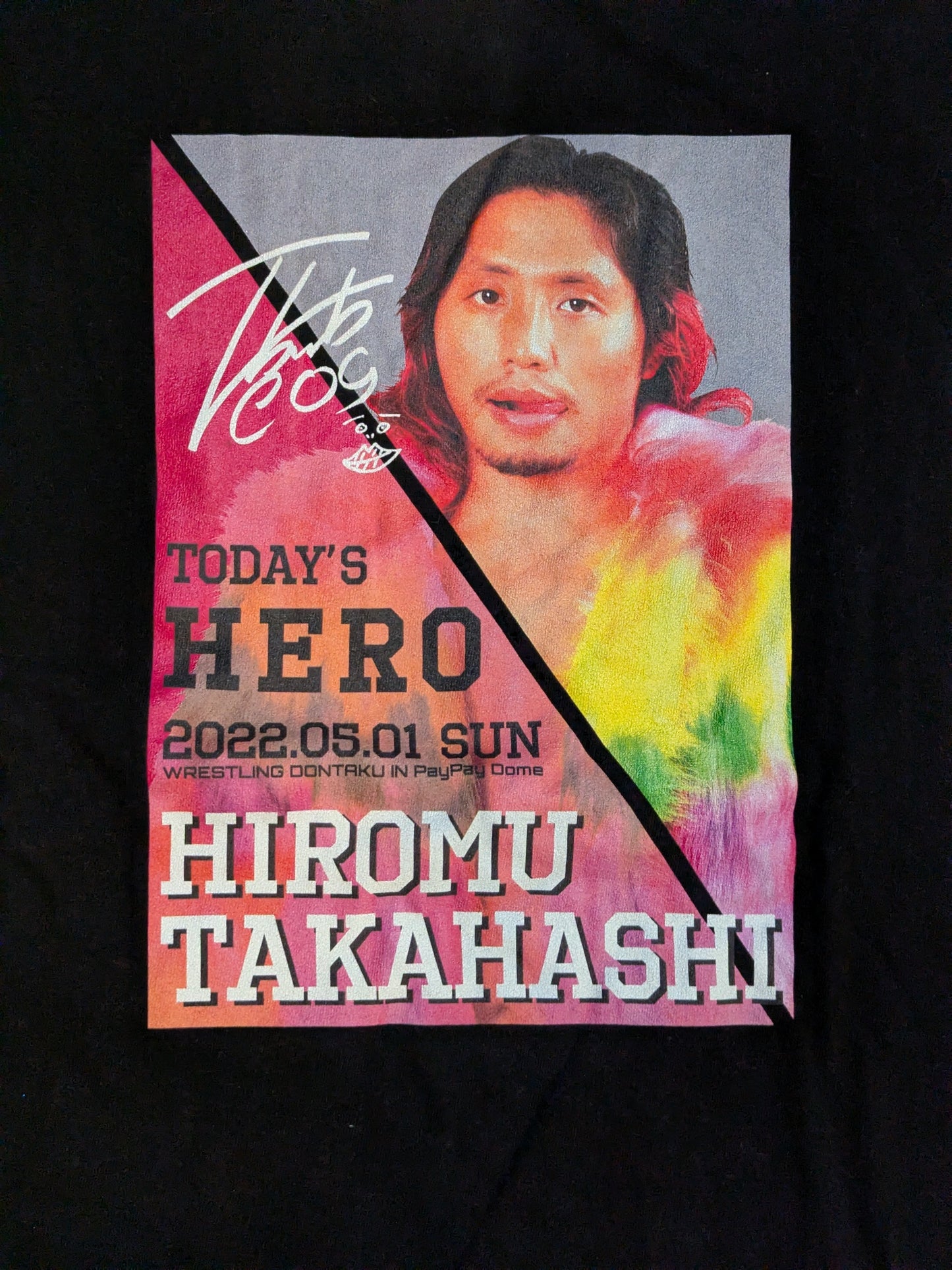 Hiromu Takahashi ×HAWKS "TODAY'S HERO" Picture T-Shirt