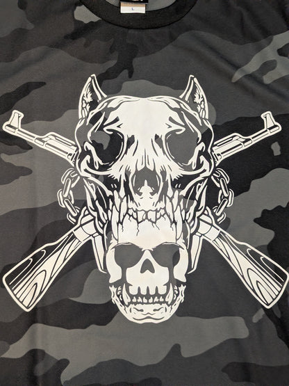 BULLET CLUB WAR DOGS Dry T-Shirt (Blackwoodland Camo)