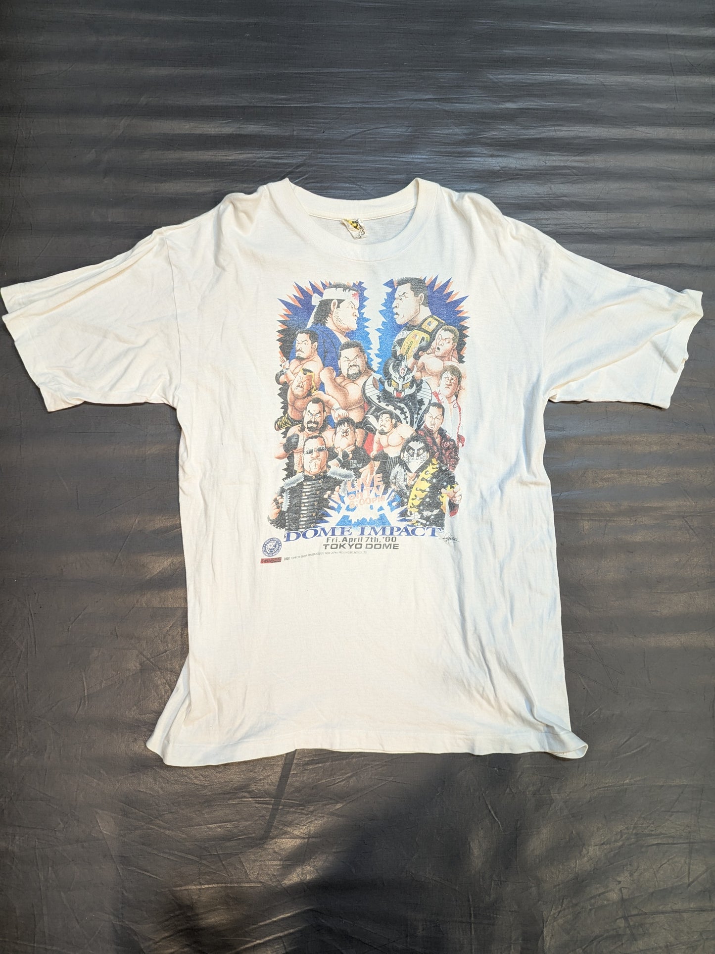 00.4.7 東京ドーム DOME IMPACT 坂井永年氏イラストTシャツ