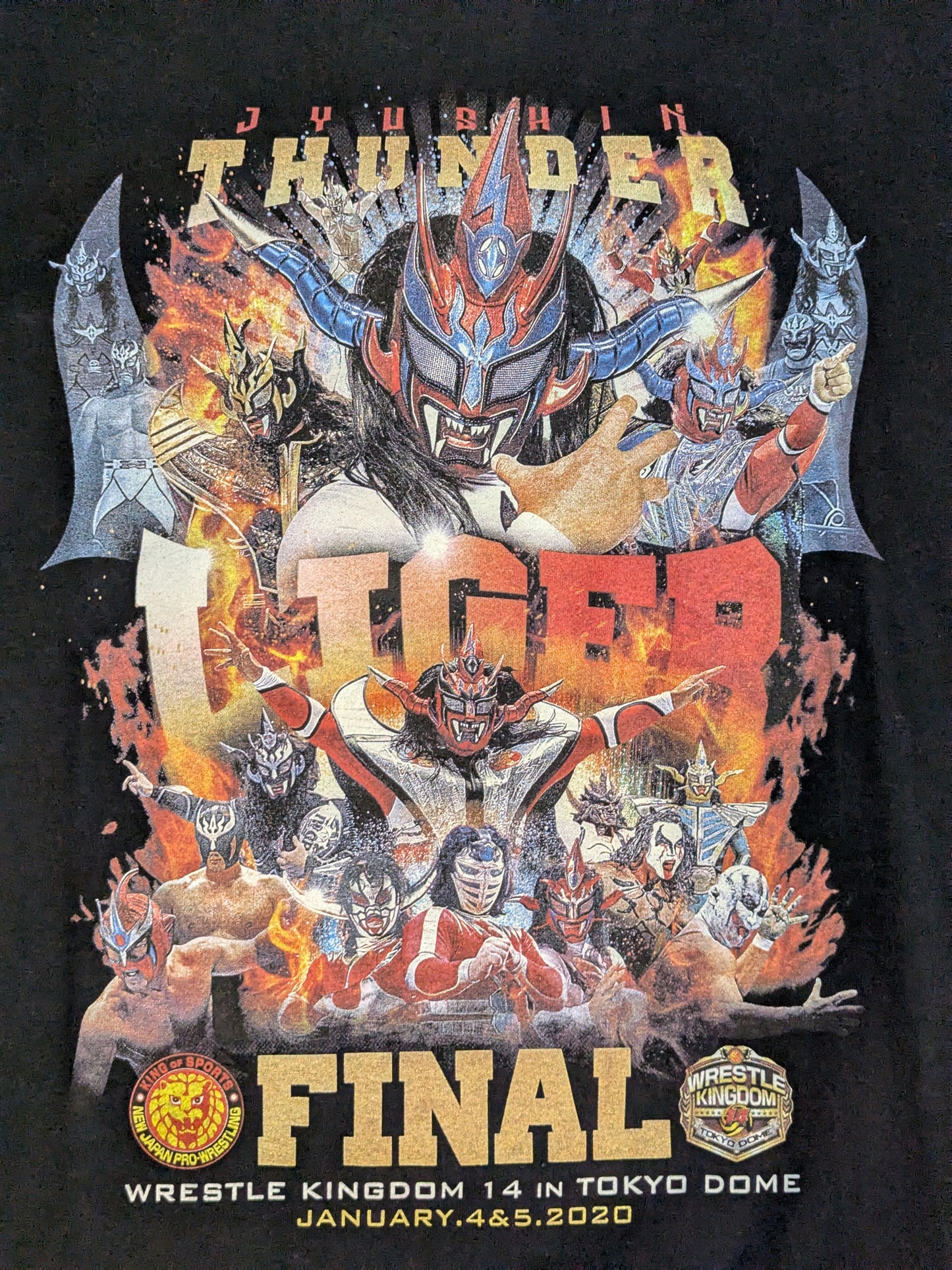 Jushin Thunder Liger  "LIGER THE FINAL" T-Shirt