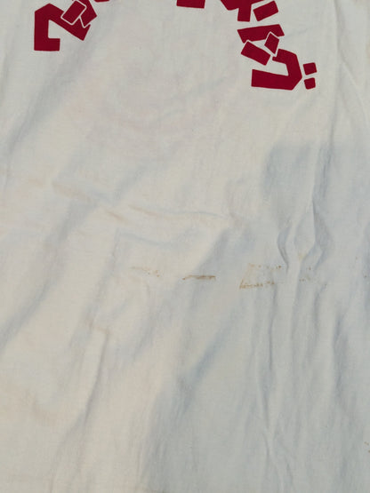 Lion Mark  Raglan T-Shirt (3) (White×Red)