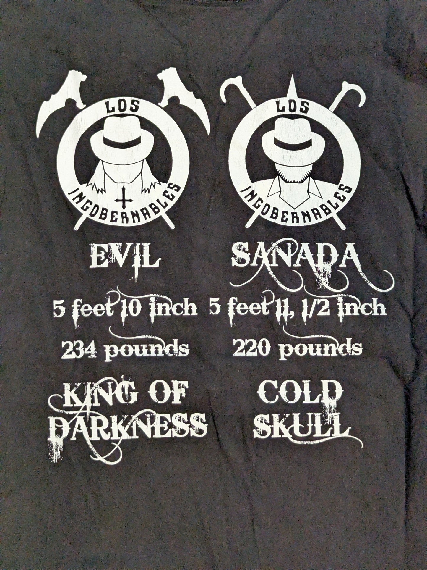 EVIL＆SANADA ピクチャーTシャツ