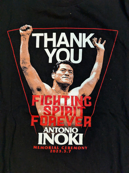 アントニオ猪木「MEMORIAL CEREMONY」Tシャツ(FIGHT)