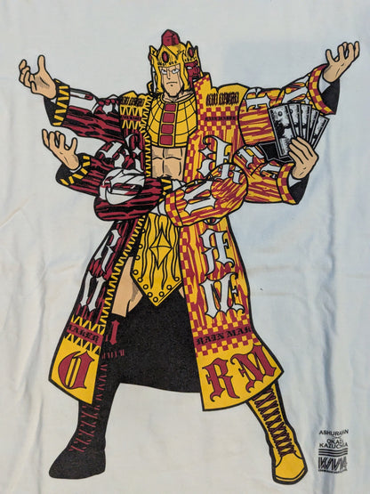 オカダ・カズチカ×アシュラマン Tシャツ(ホワイト)