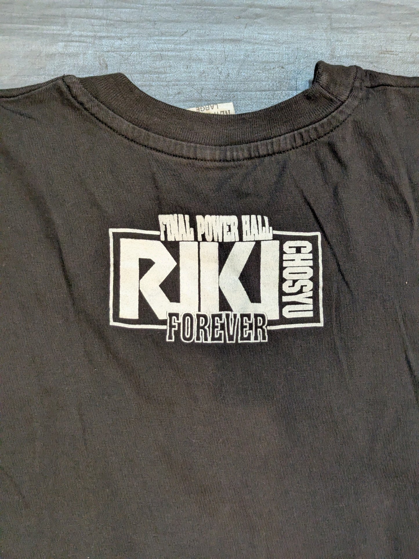 長州力「RIKI CHOSYU FOREVER(FINAL POWER HALL)」Tシャツ