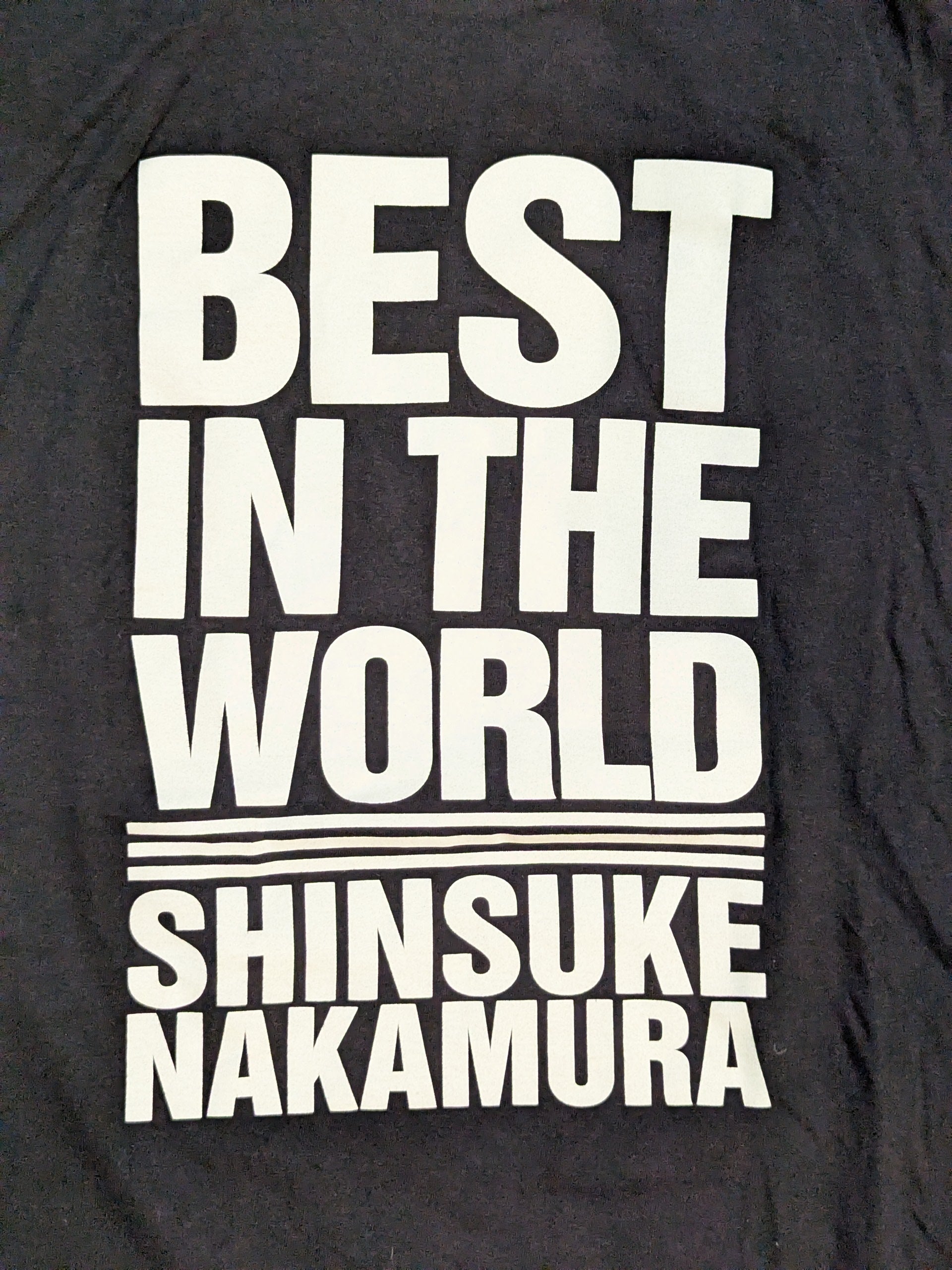 中邑真輔「BEST IN THE WORLD」Tシャツ 中邑真輔「BEST IN THE WORLD」Tシャツ