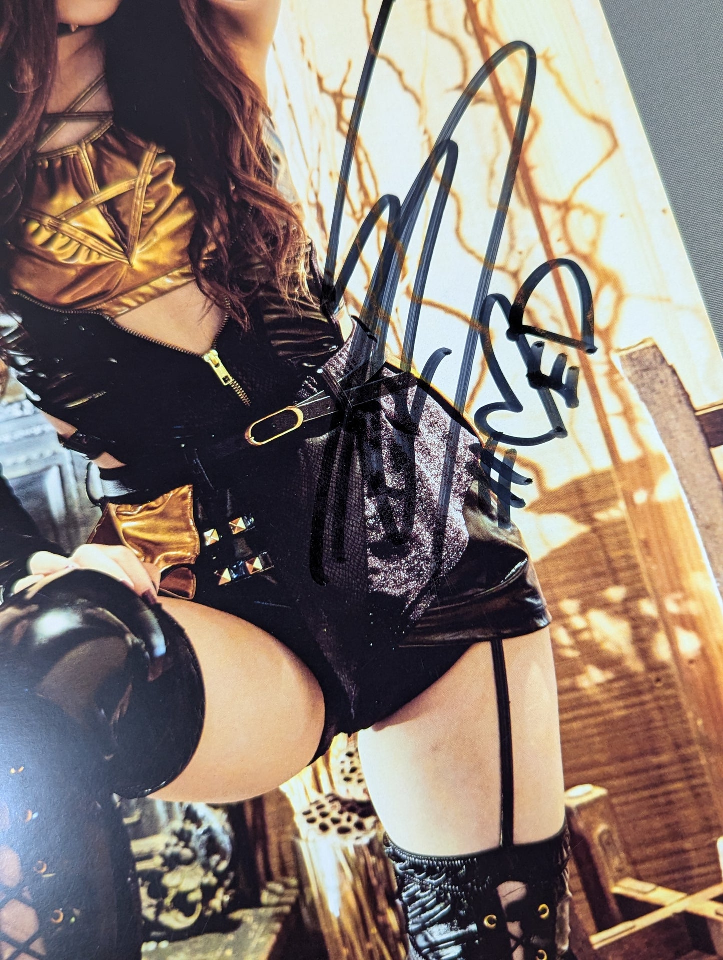 Saki Kashima  hand signed autograph  Starda Mu Pro-Photo (N-4)
