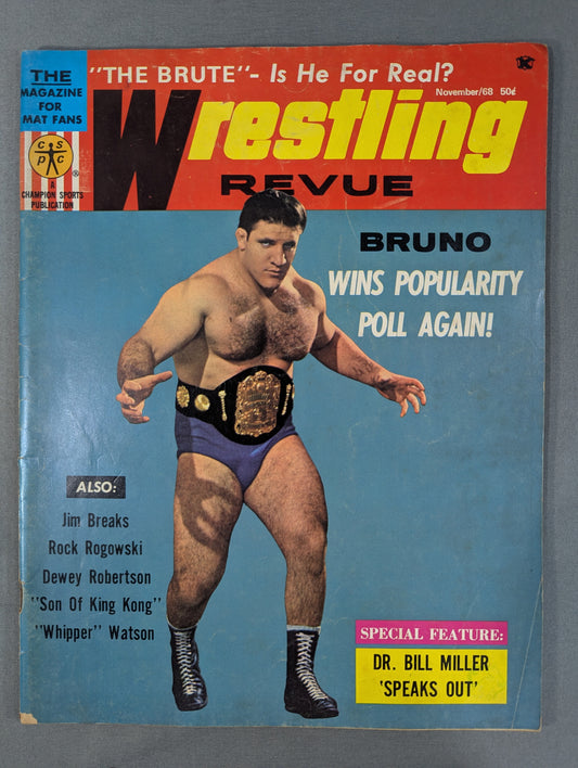 Wrestling REVUE 1968年11月号