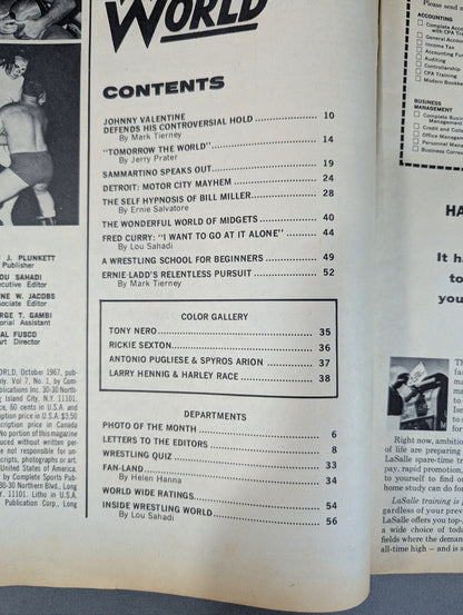 Wrestling WORLD October 1967 Issue