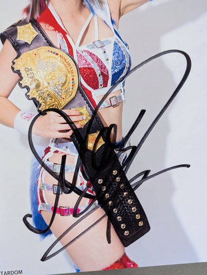★IWGP★ 岩谷麻優 直筆サイン入り スターダムポートレート(B-1)