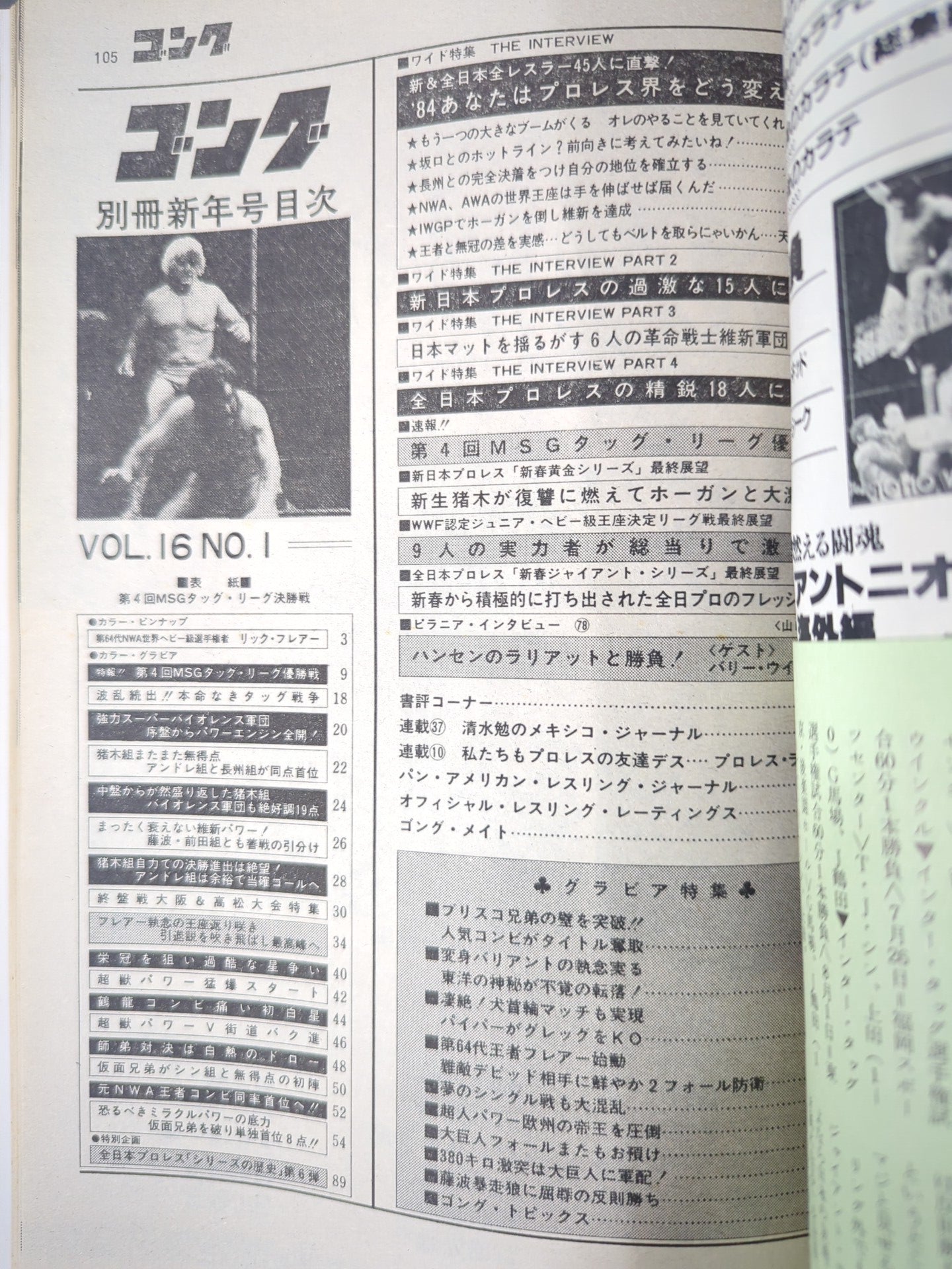 別冊ゴングVol.16 No.1