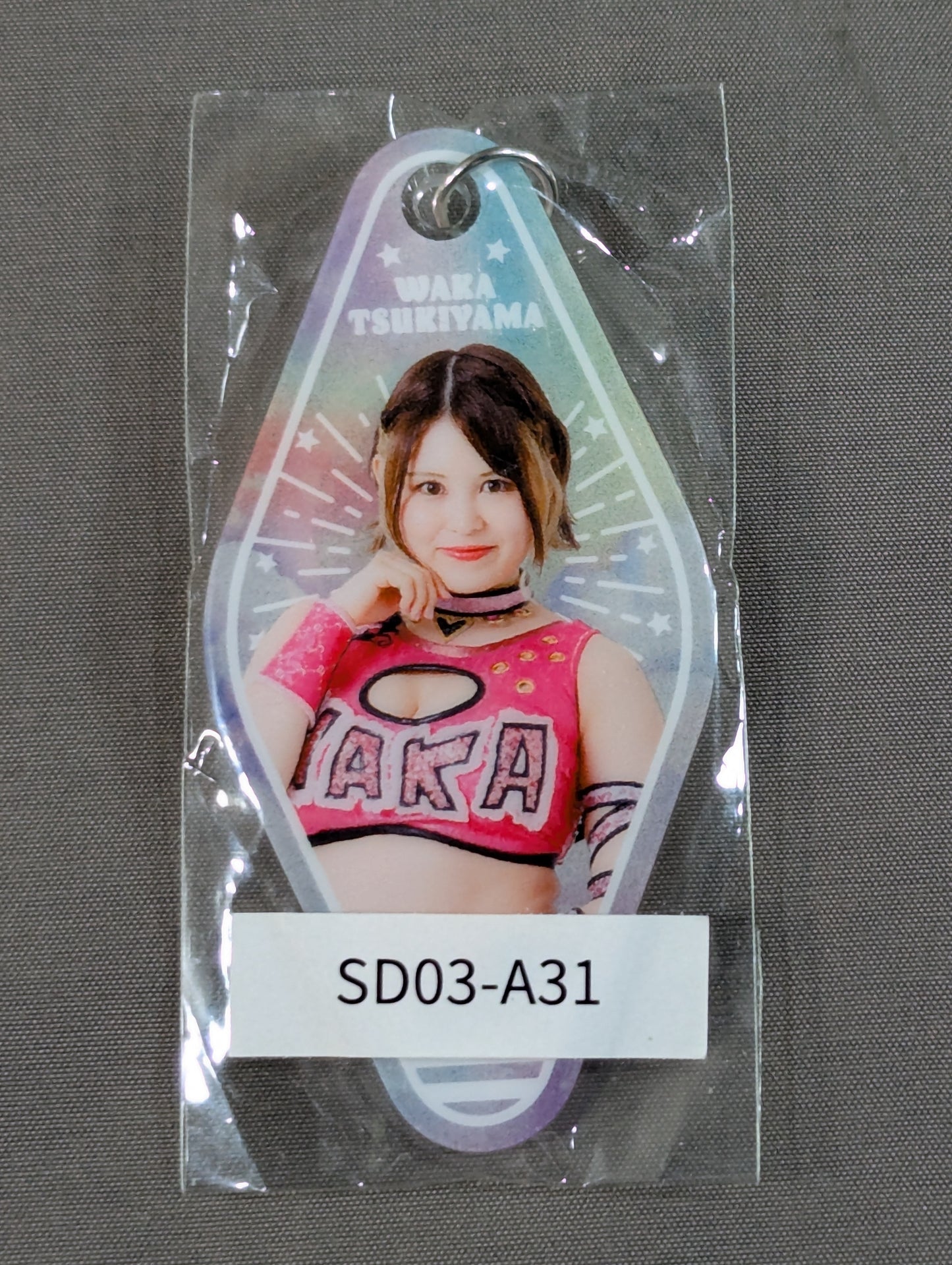 Waka Tsukiyama STARDOM× Web-Pon Acrylic Motel Keychain