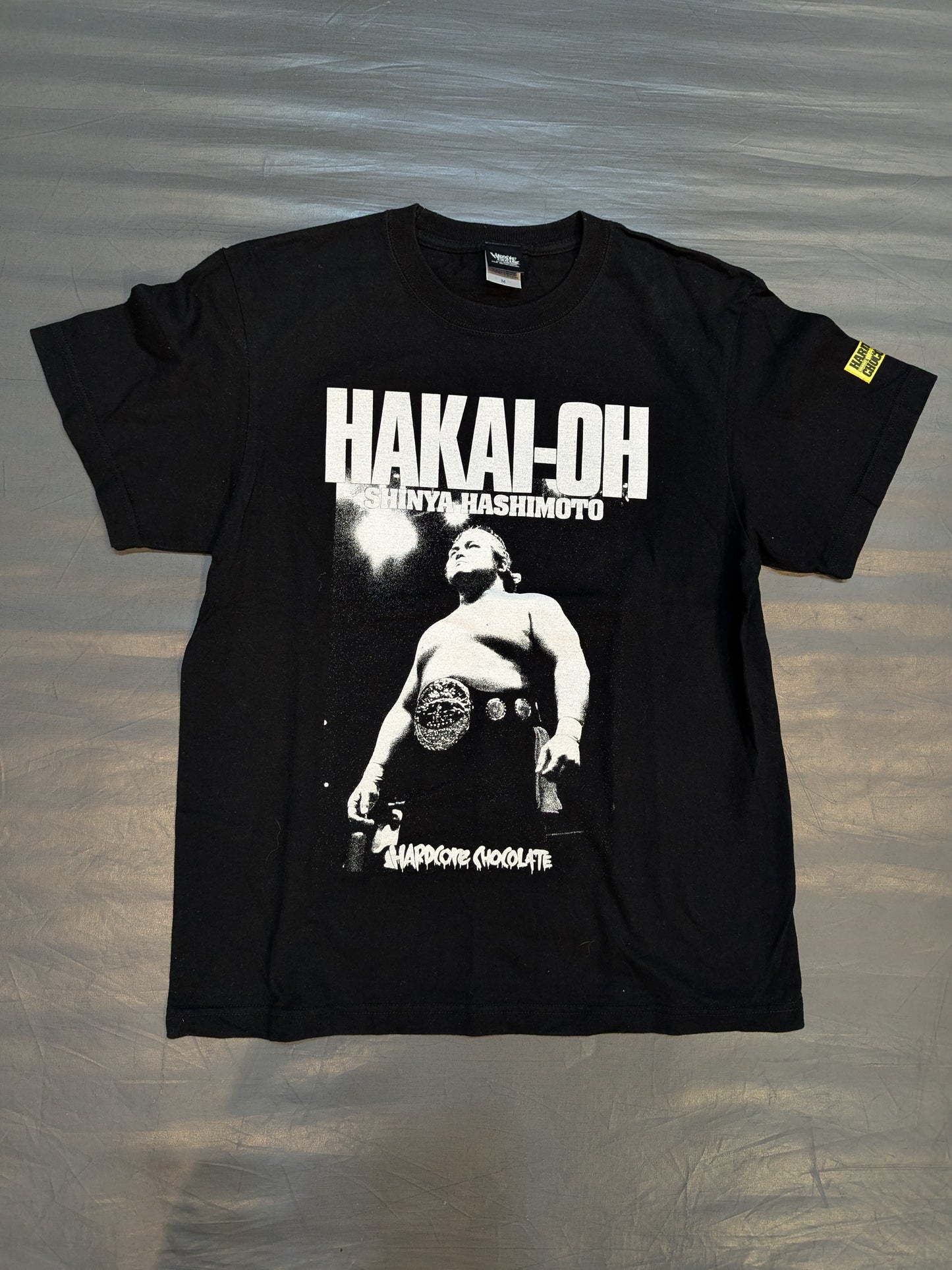 橋本真也 破壊王(闘魂ブラック) Tシャツ