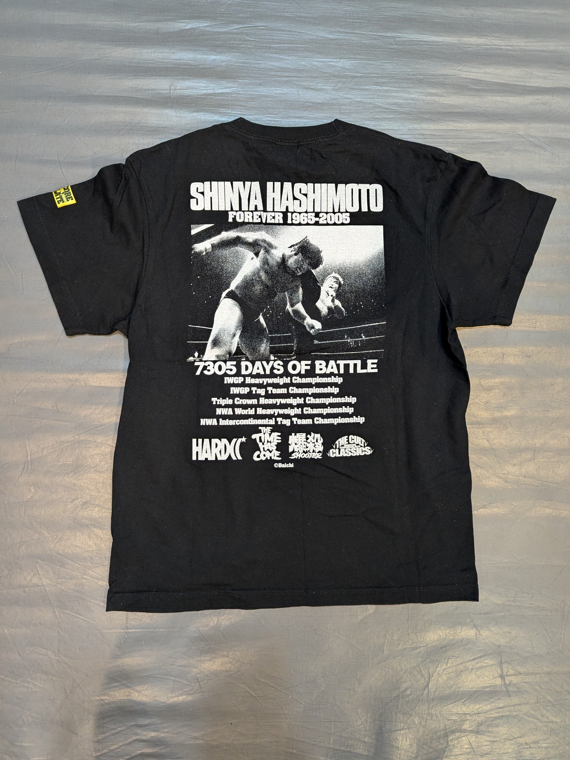 橋本真也 破壊王(闘魂ブラック) Tシャツ – 闘道館
