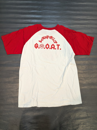 Rey Mysterio Jr. 'King of Lucha Libre' Raglan T-shirt (Red)