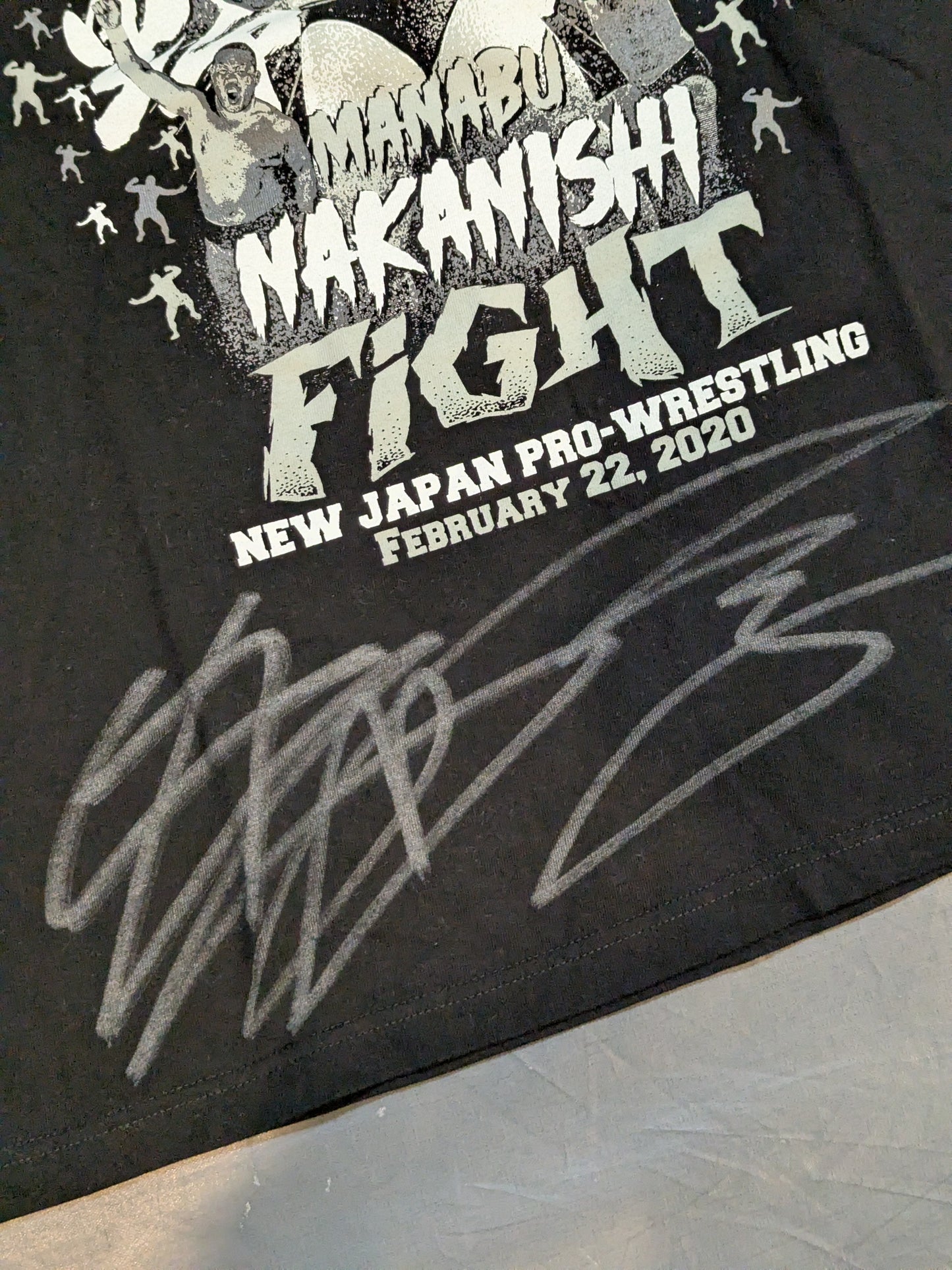 【直筆サイン入り】中西学「YAJIN LAST FIGHT」Tシャツ