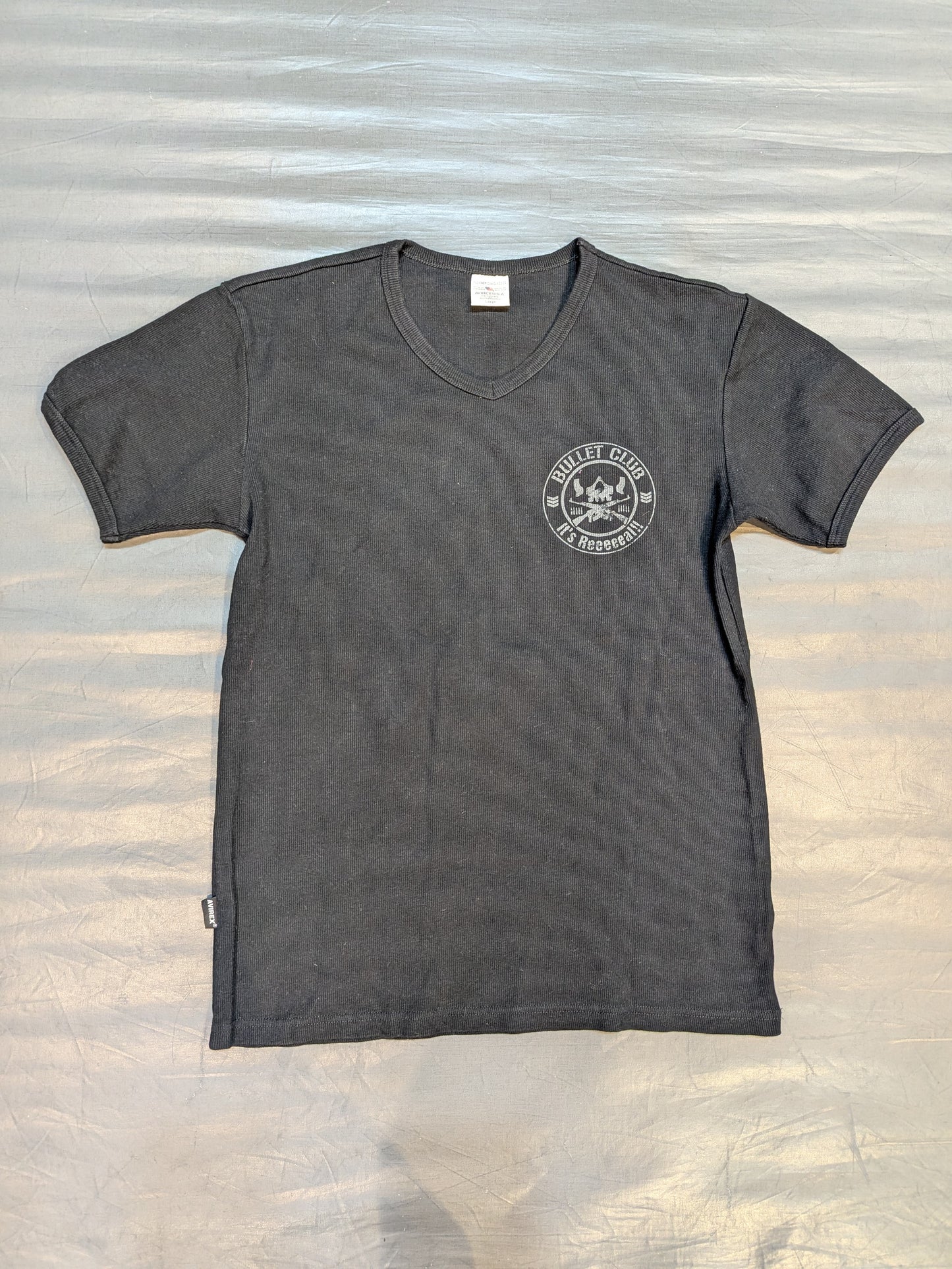 BULLET CLUB× AVIREX V-Neck T-Shirt