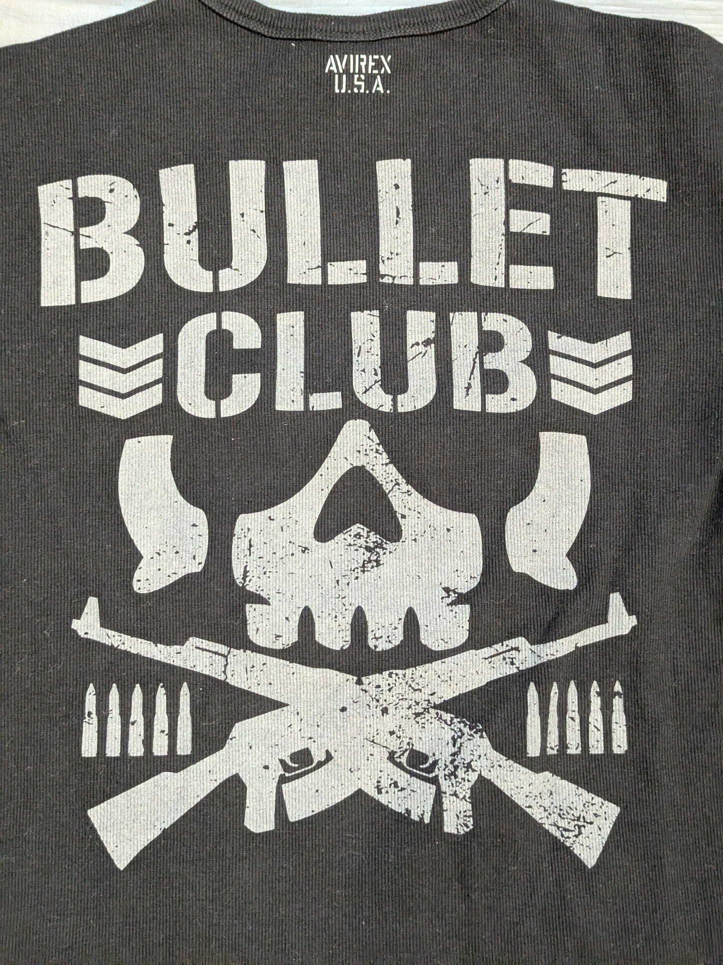 BULLET CLUB× AVIREX V-Neck T-Shirt