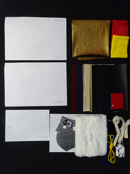 ★Supervised by MASK WORKSHOP Kagemusha!! ★ Pro Mask Making Kit (4) (Tiger Mask)