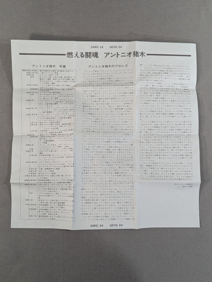 燃える闘魂 アントニオ猪木