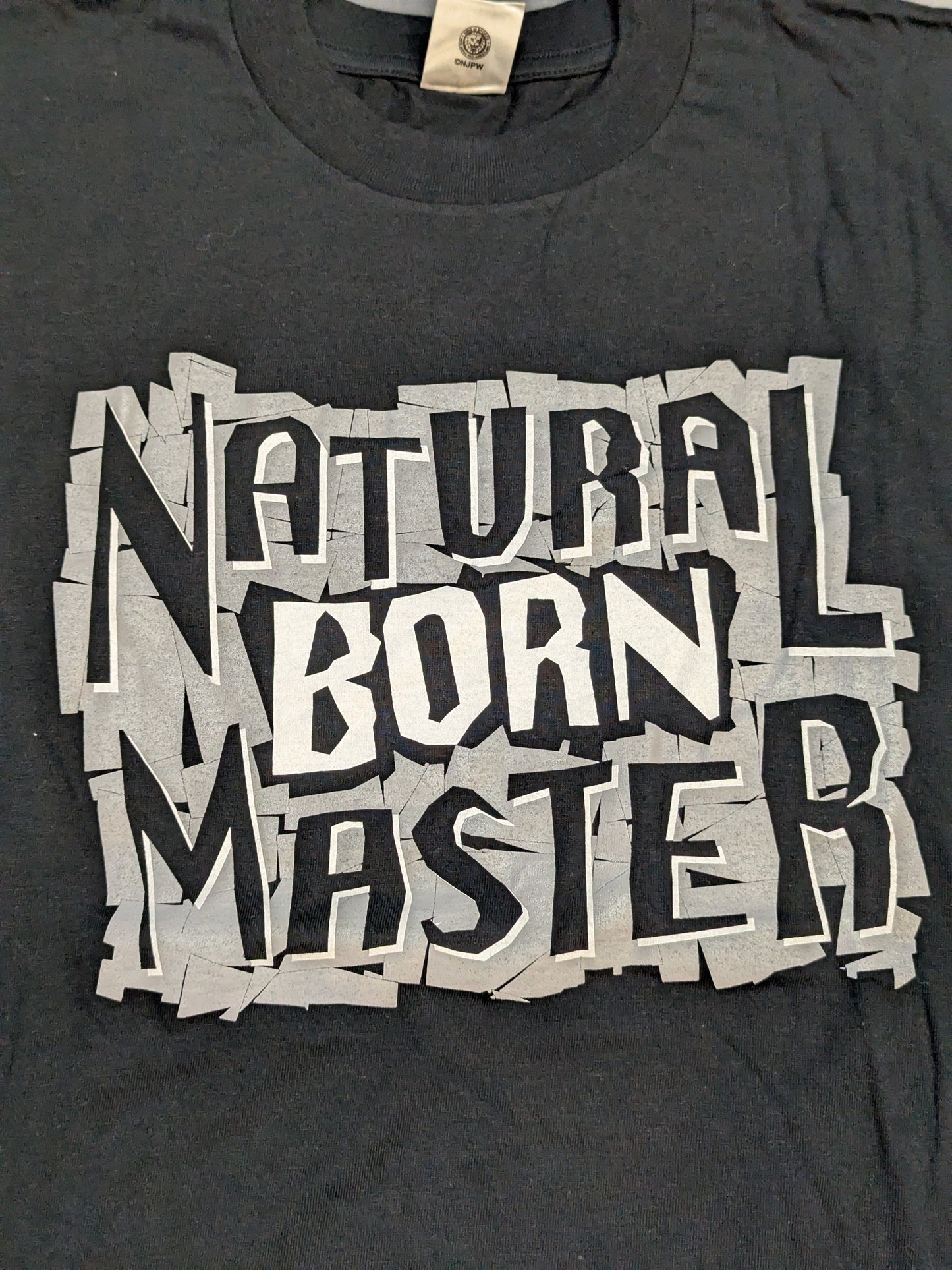 武藤敬司「NATURAL BORN MASTER」Tシャツ①(ブラック)