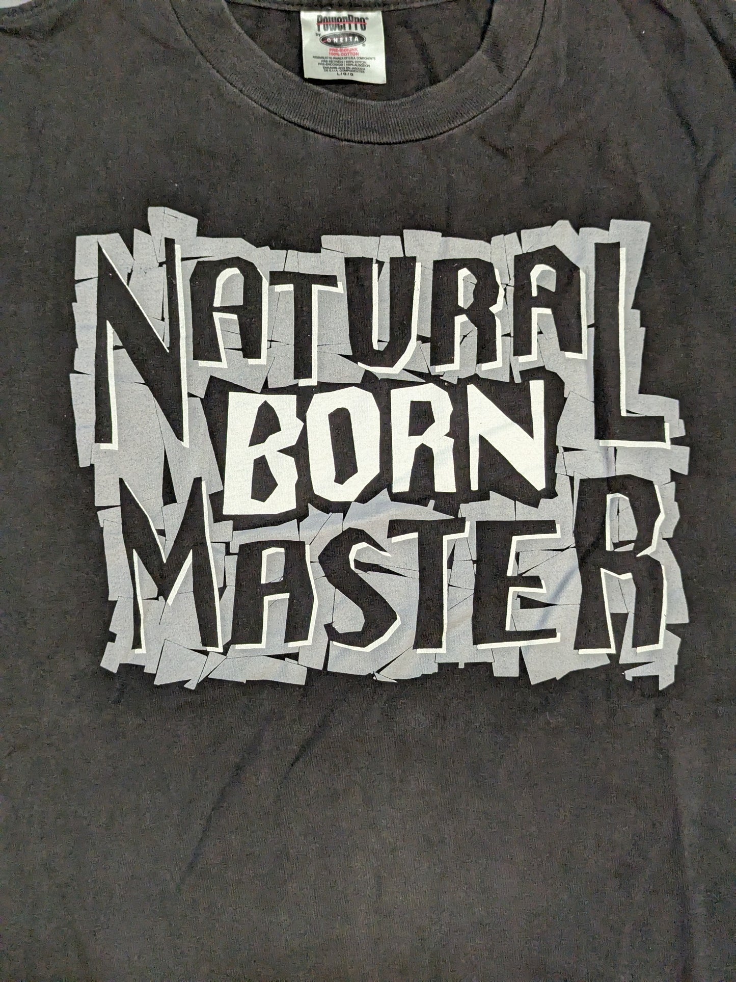 武藤敬司「NATURAL BORN MASTER」Tシャツ②(ブラック)
