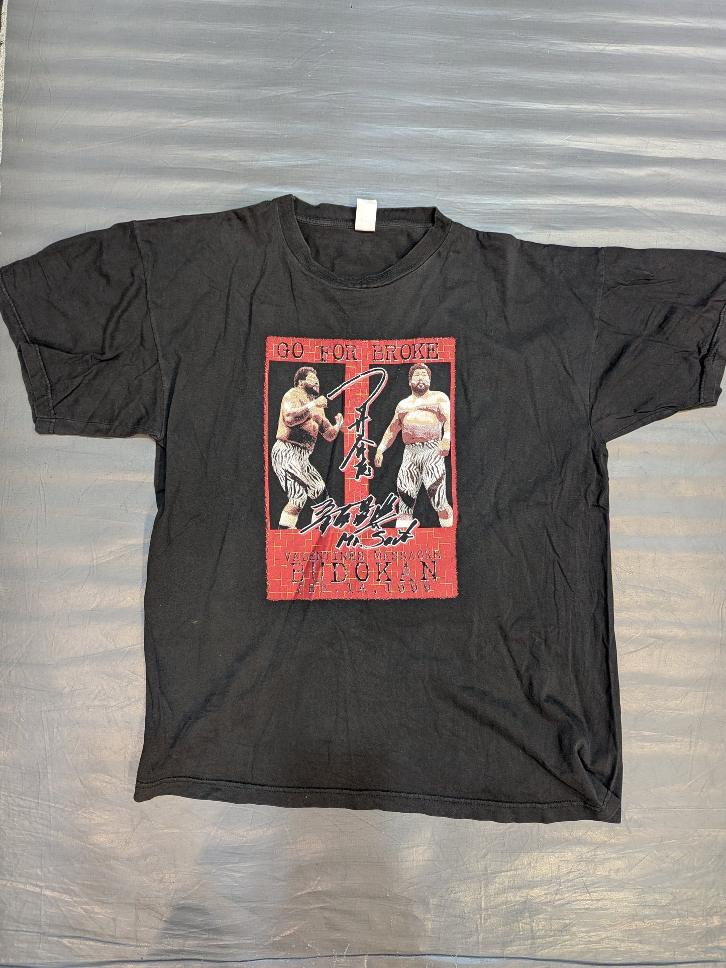 マサ斎藤引退記念 Tシャツ(幼少時代)