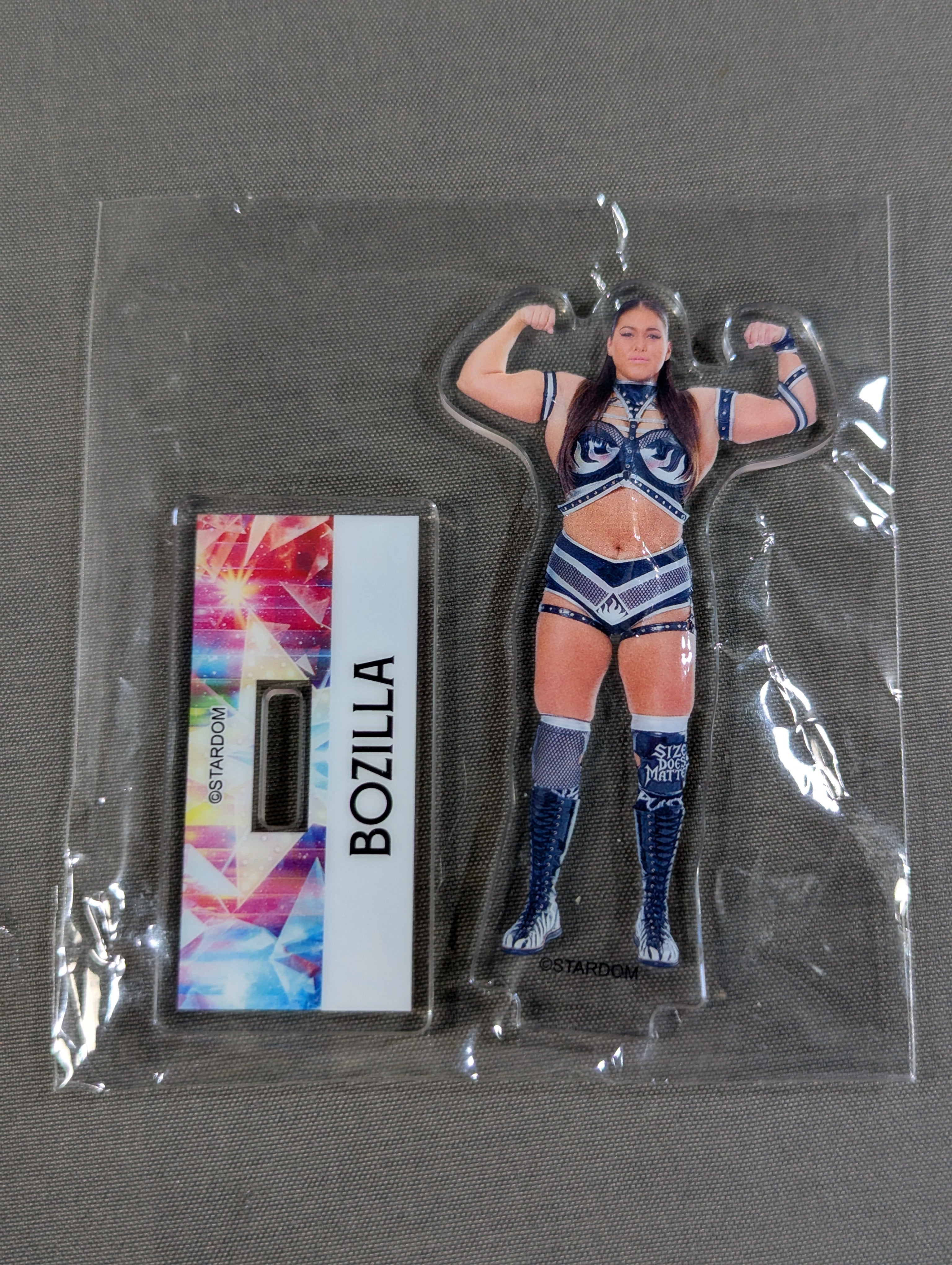 STARDOM_グッズ① ボジラ ミニアクリルスタンド① WORLD WONDER RING STARDOMくじ(2025